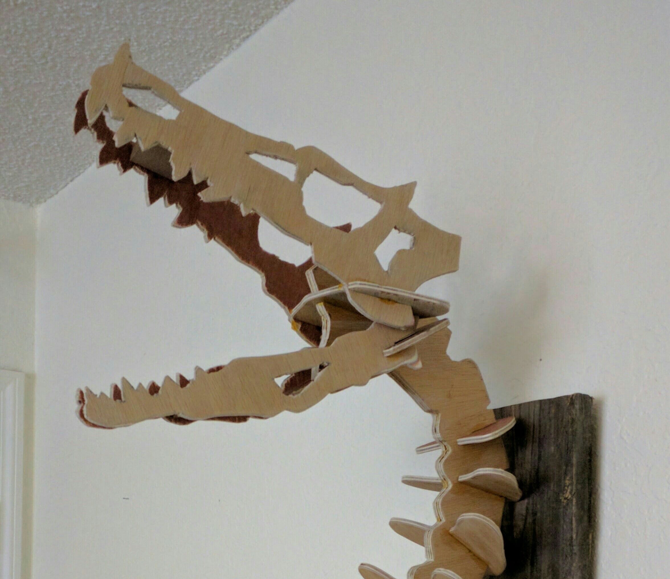 Velociraptor Skull Trophy Wall Mount