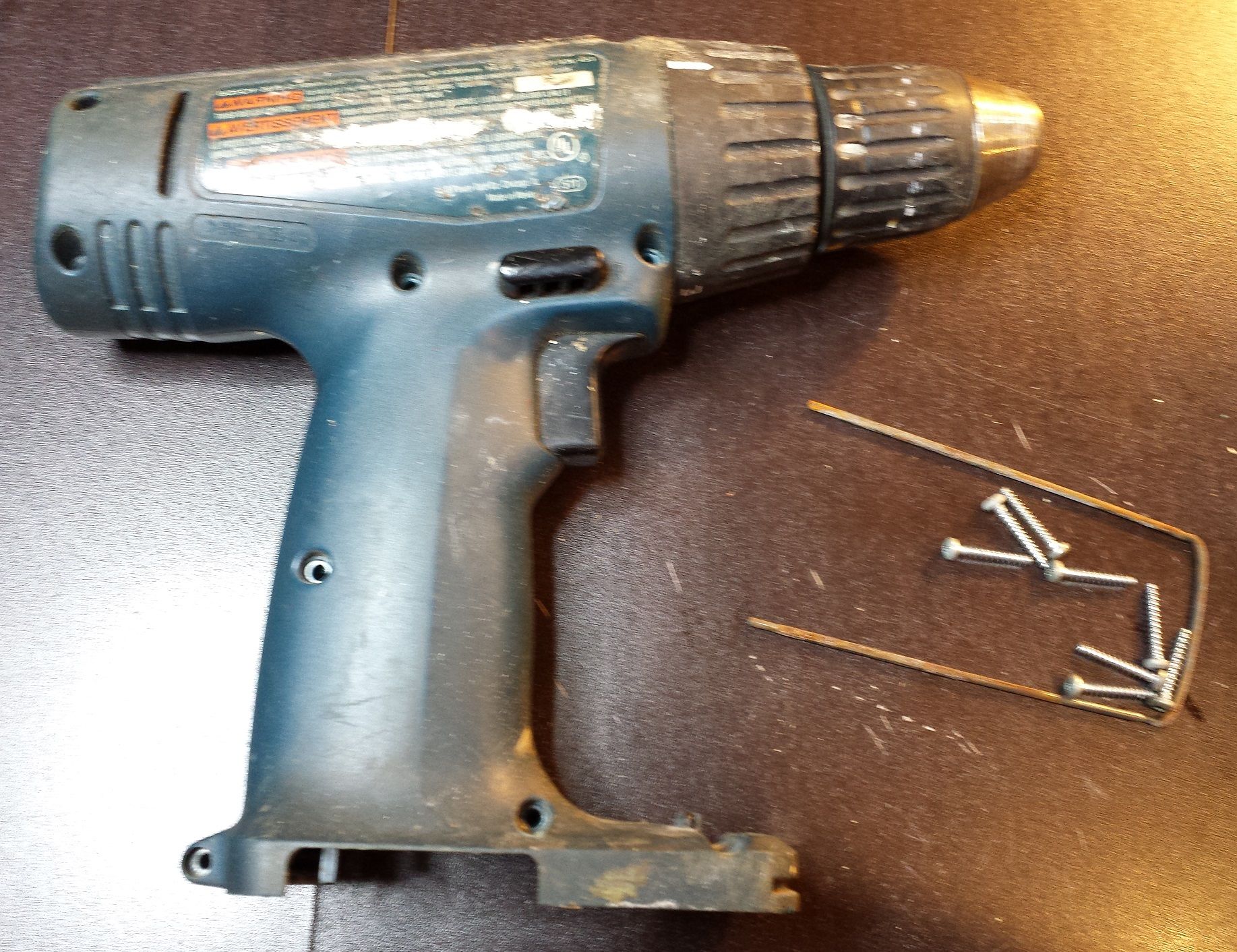 Cordless Drill With External SLA Battery 4 Steps Instructables