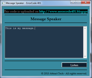 Make Your Computer Speak What You Type Using Notepad