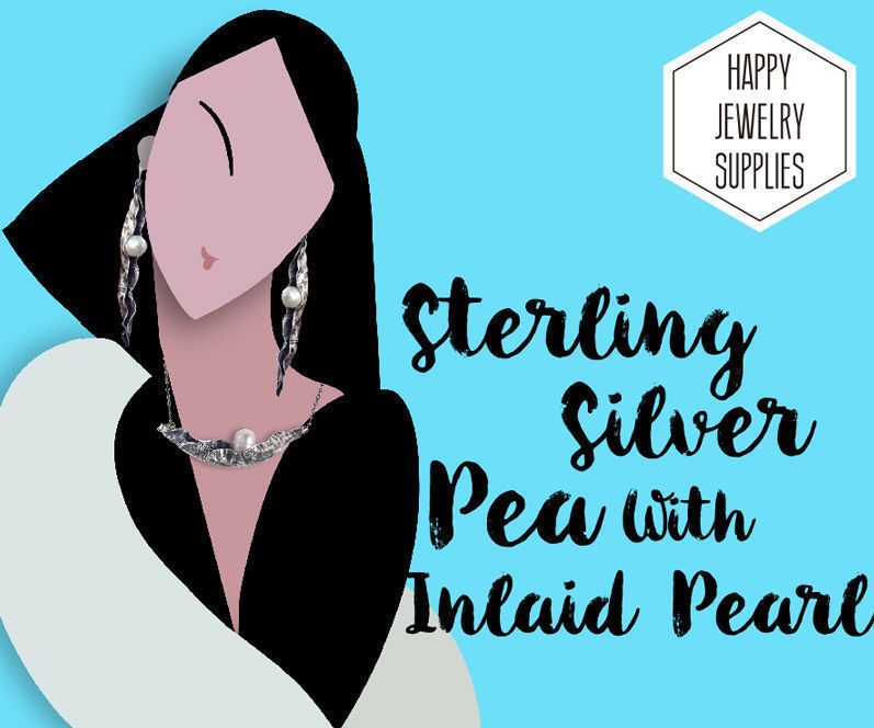 DIY Tutorial-How to Made the 925 Sterling Silver Pea With Inlaid Pearl