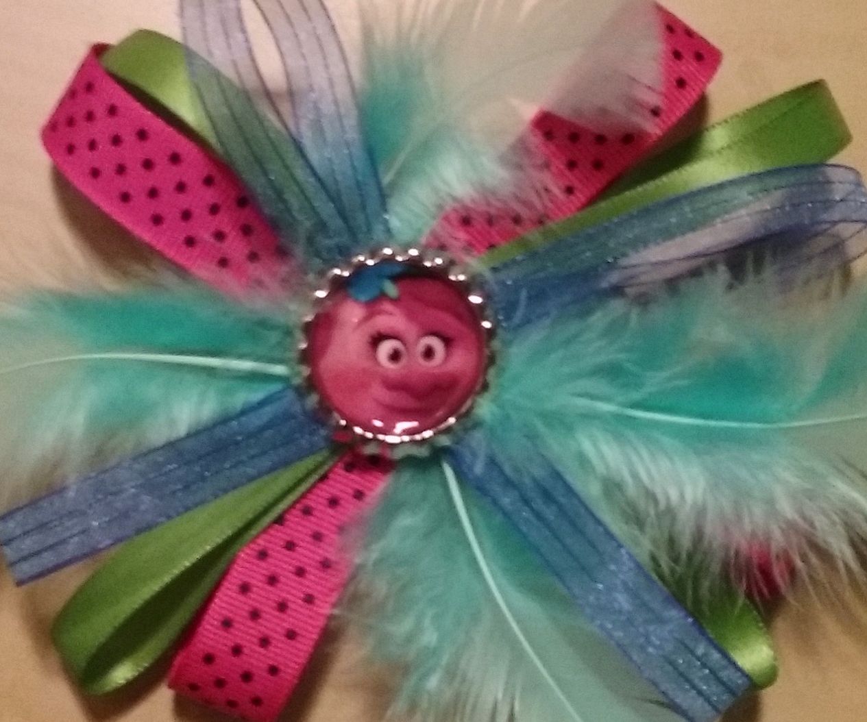 Poppy Hair Clip (Trolls)