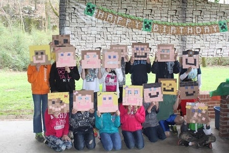 Liven Up the Party With Costumes and Props a Minecraft 