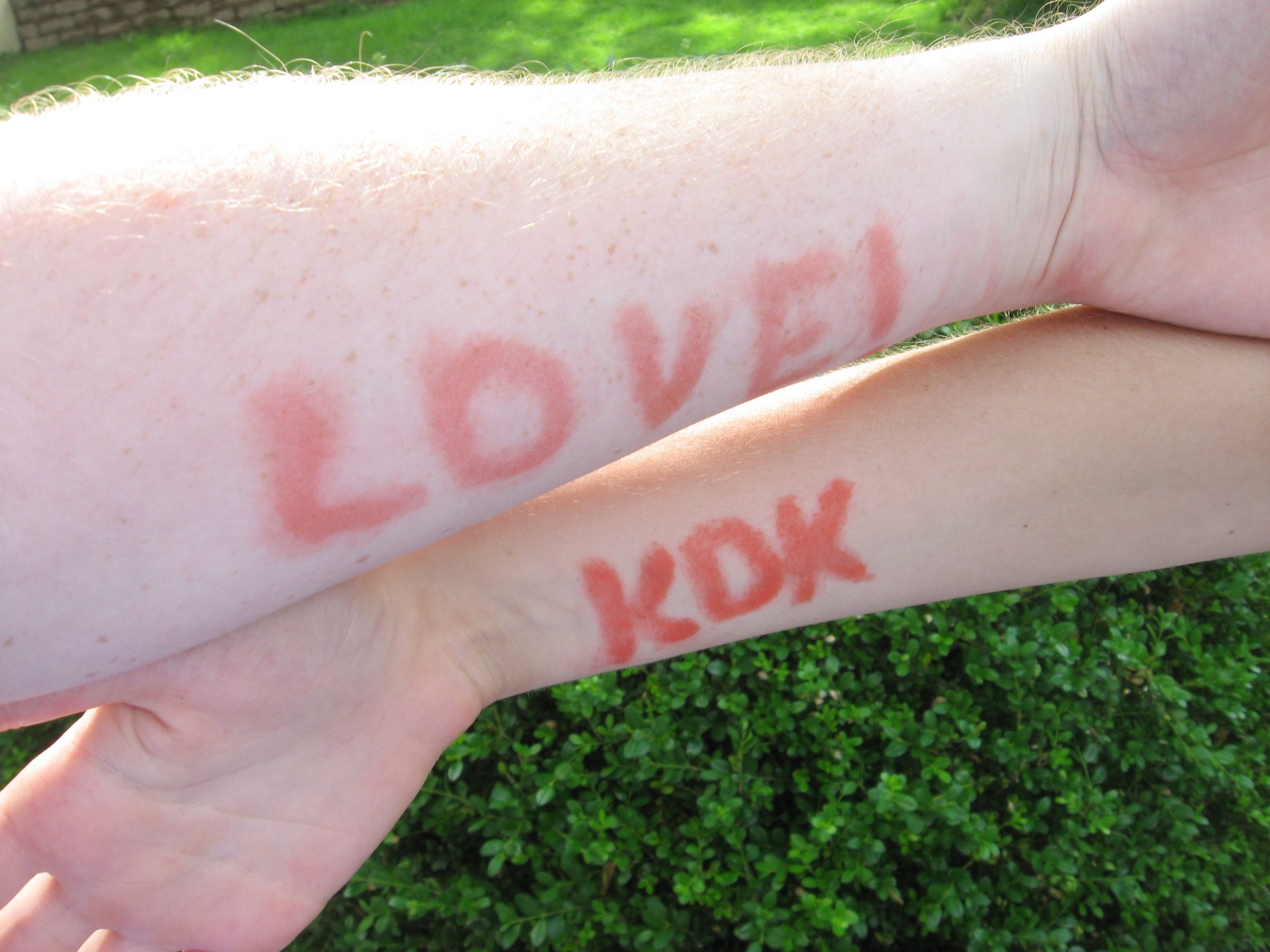 Washable Kool-Aid Tattoo