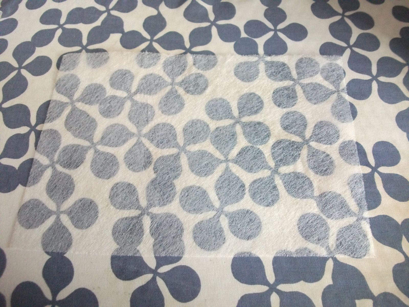 Quilting Basics Muslin and Dryer Sheet Quilt Label 3 Steps