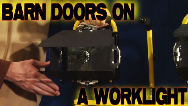 Search Upload      * Video File     * Record From Camera  Video Tips &amp; Tricks Ep13: How to Build Barndoors on a Cheap Worklight for Green Screen &amp; More