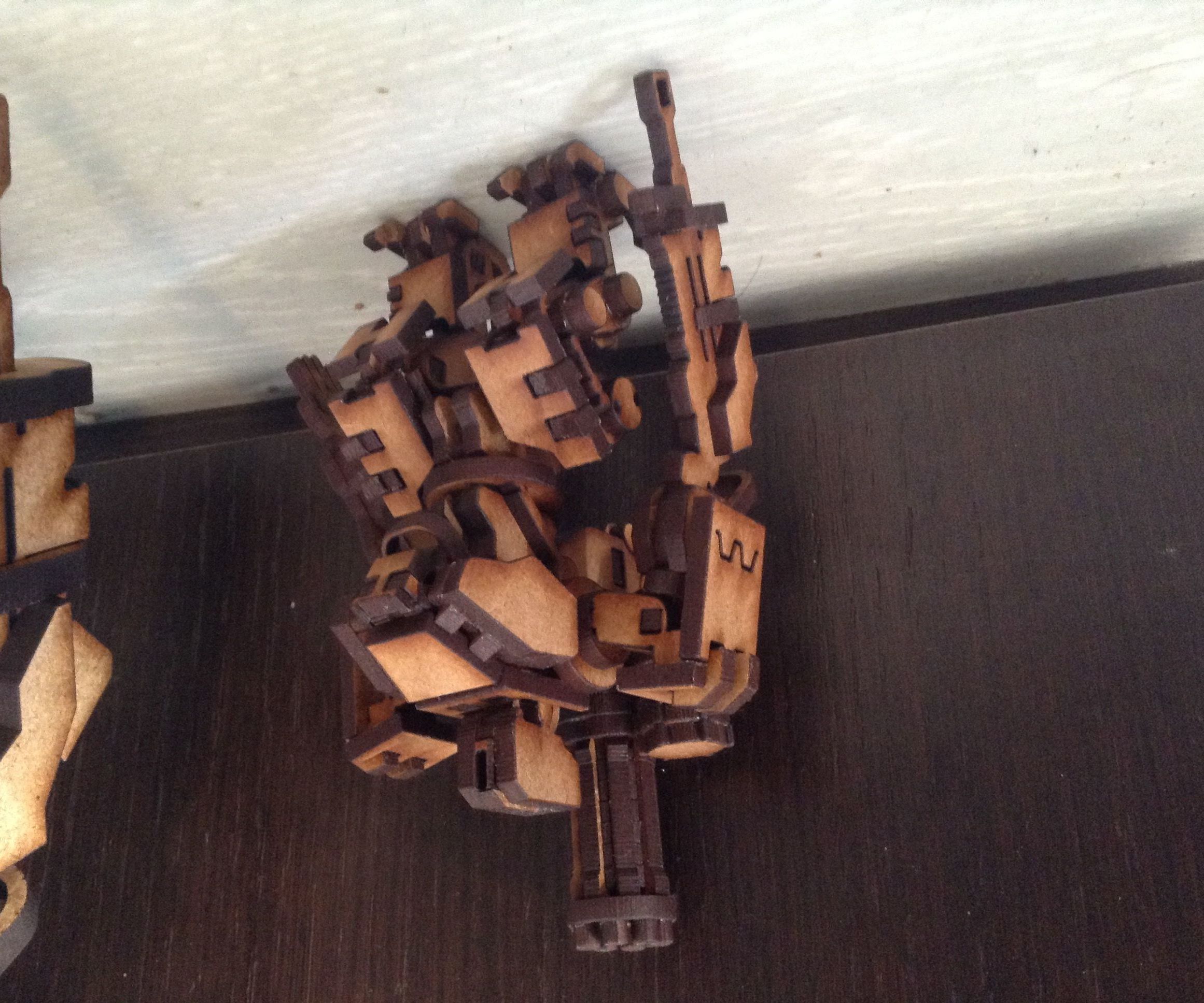 Lasercut Bastion (Overwatch) - Assembly Instructions