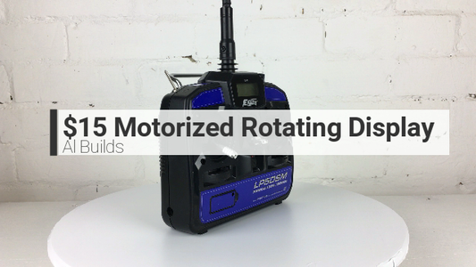 $15 Motorized Rotating Display Turntable : 7 Steps (with Pictures ...