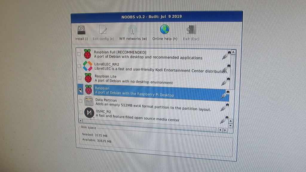 Install Raspbian