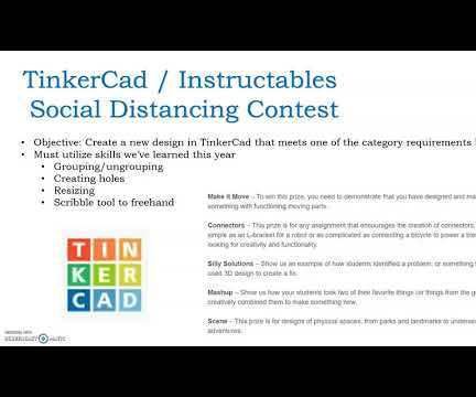 TinkerCad Social Distancing Challenge