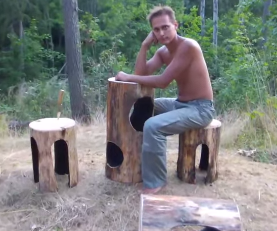 Burned Holes Furniture for Your Garden
