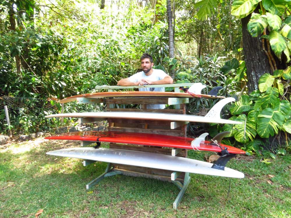 Malibu Board Rack, Up-Cycled