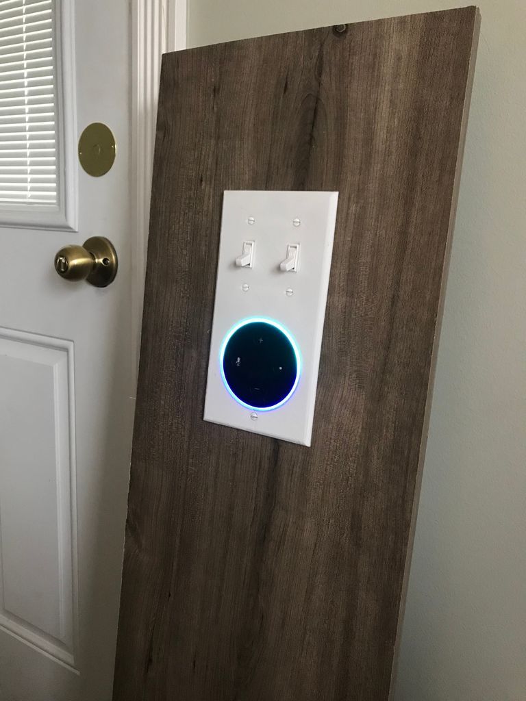 Smart Assistant Flush Mount Light Switch Box Assembly (Echo Dot 2nd Gen