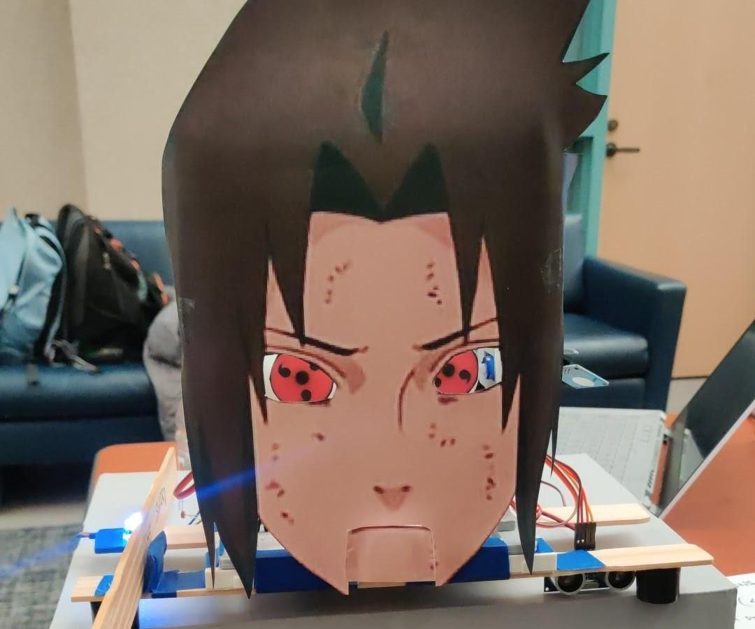 Animatronics Face of Sasuke Uchiha