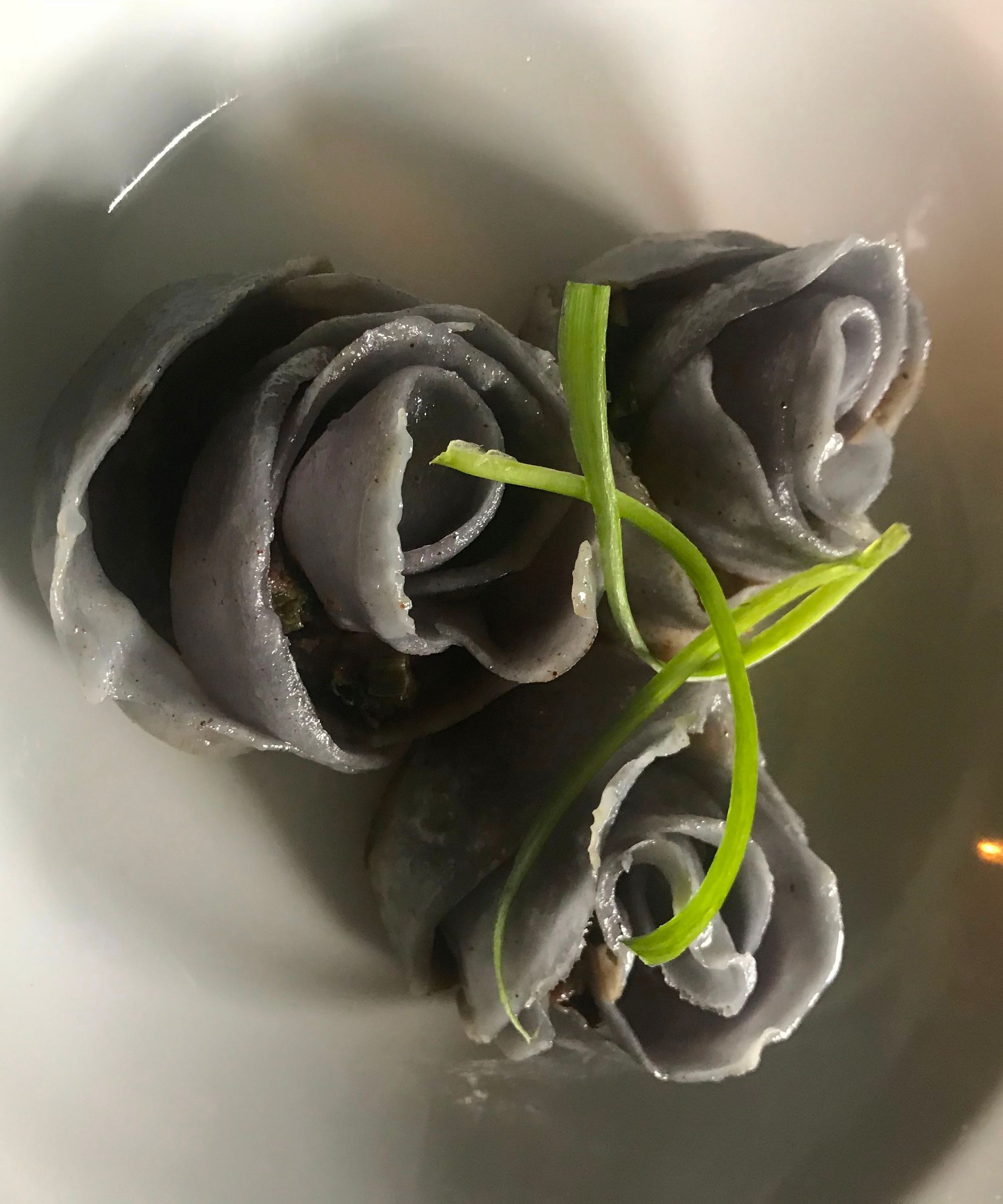 Blue Butterfly Pea Flower Beef Dumplings