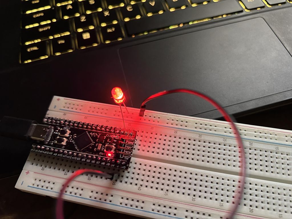 Hal Programming Card To Get Start With STM32 Black Pill and STM Cube IDE to Blink External ...