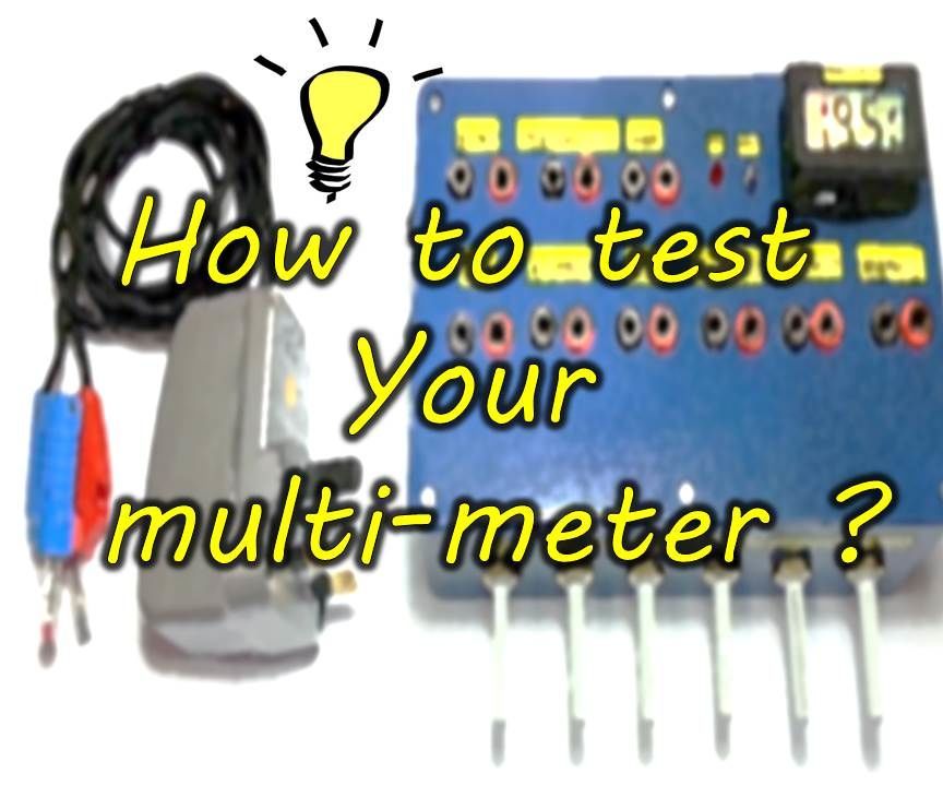 Multimeter Reference Test Box Part 1