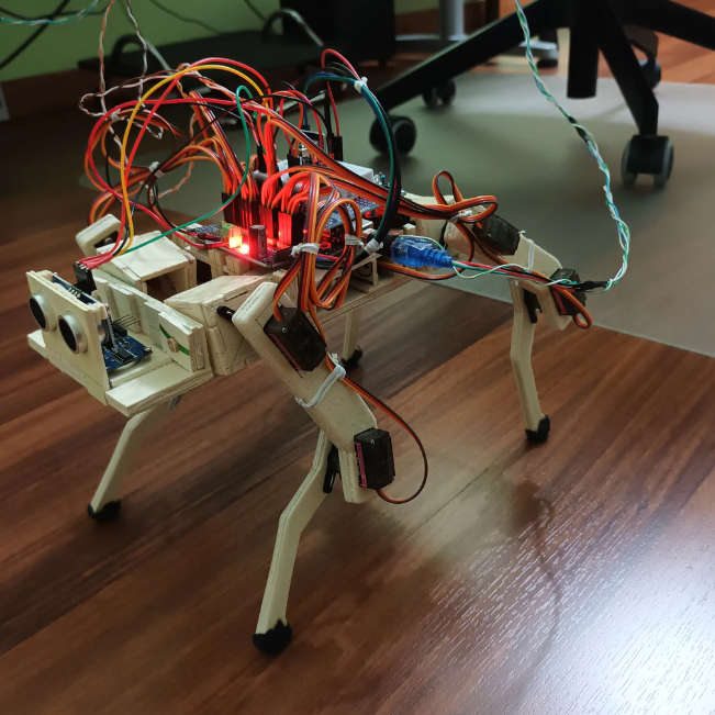 Robot In Rables Four -legged Robot With PCA9685 and 12 Servo Motors : 6 Steps (with ...