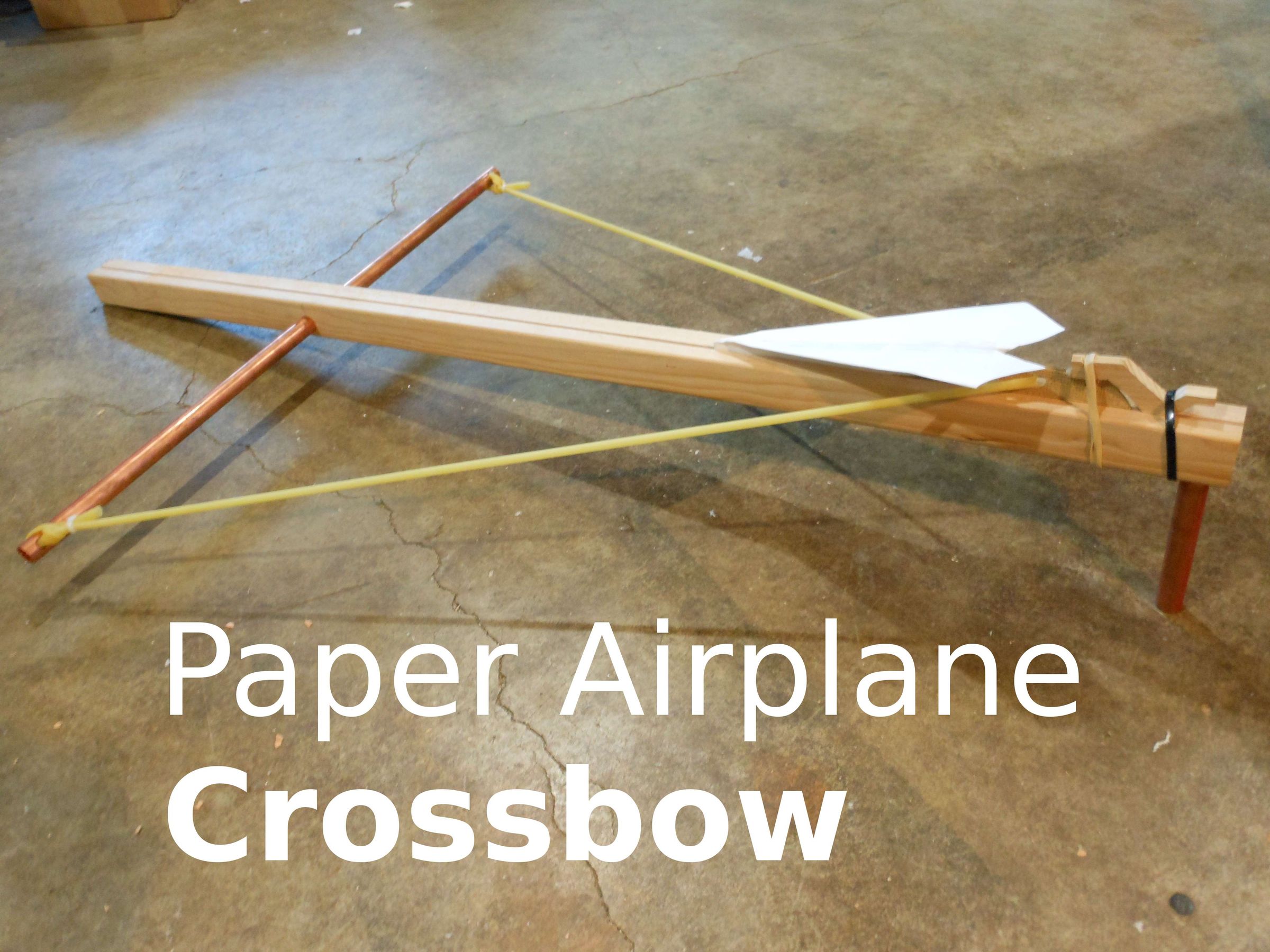 Paper Airplane Crossbow
