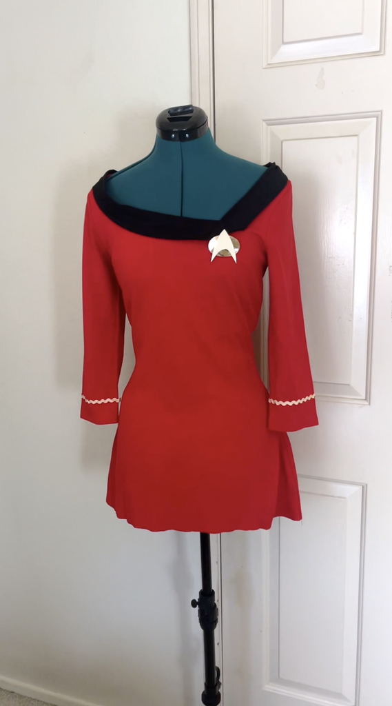 navy blue dress for baby girl Star Trek™ TNG Wesley A-Line Dress main image 0
