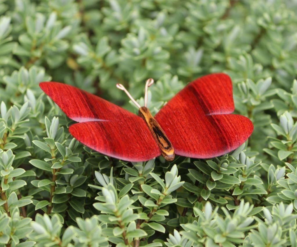 DIY Wooden Butterfly | How to Make a Red Bloodwood Ornament