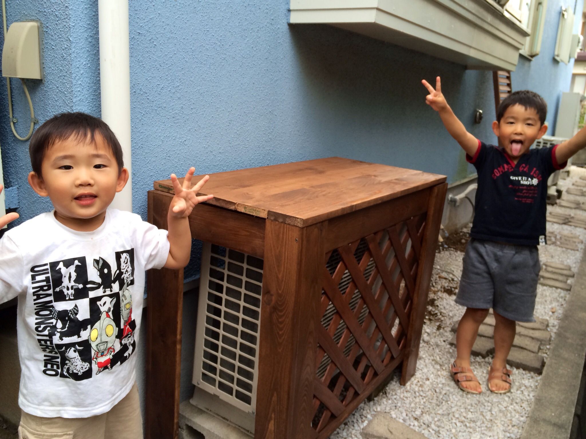 室外機のカバーの作り方