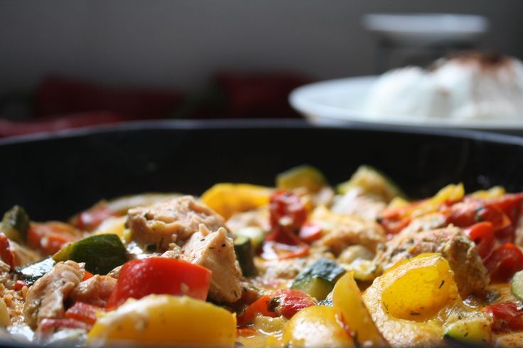 Simple Vegetable With Salmon Stew.