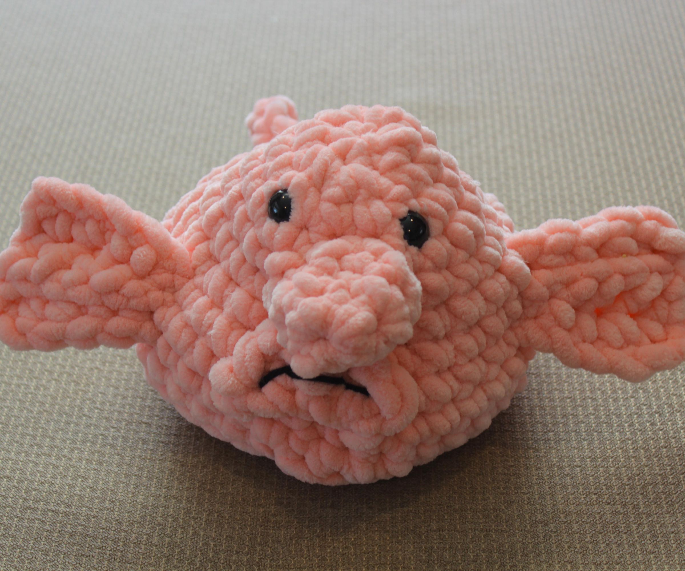 Amigurumi Crochet Blobfish.