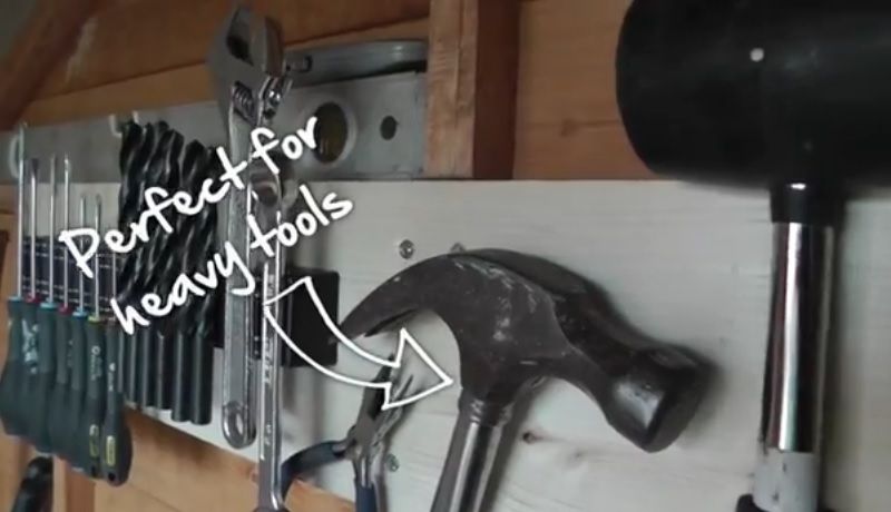 Easy guide for installing a magnetic shed/workshop tool organiser kit