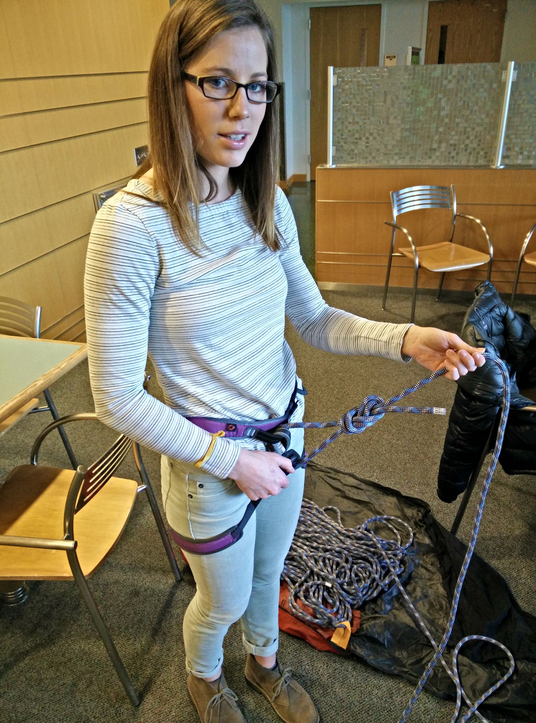 How to Tie Into a Climbing Harness 7 Steps Instructables