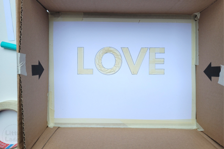 Secure the Sheet in a Box