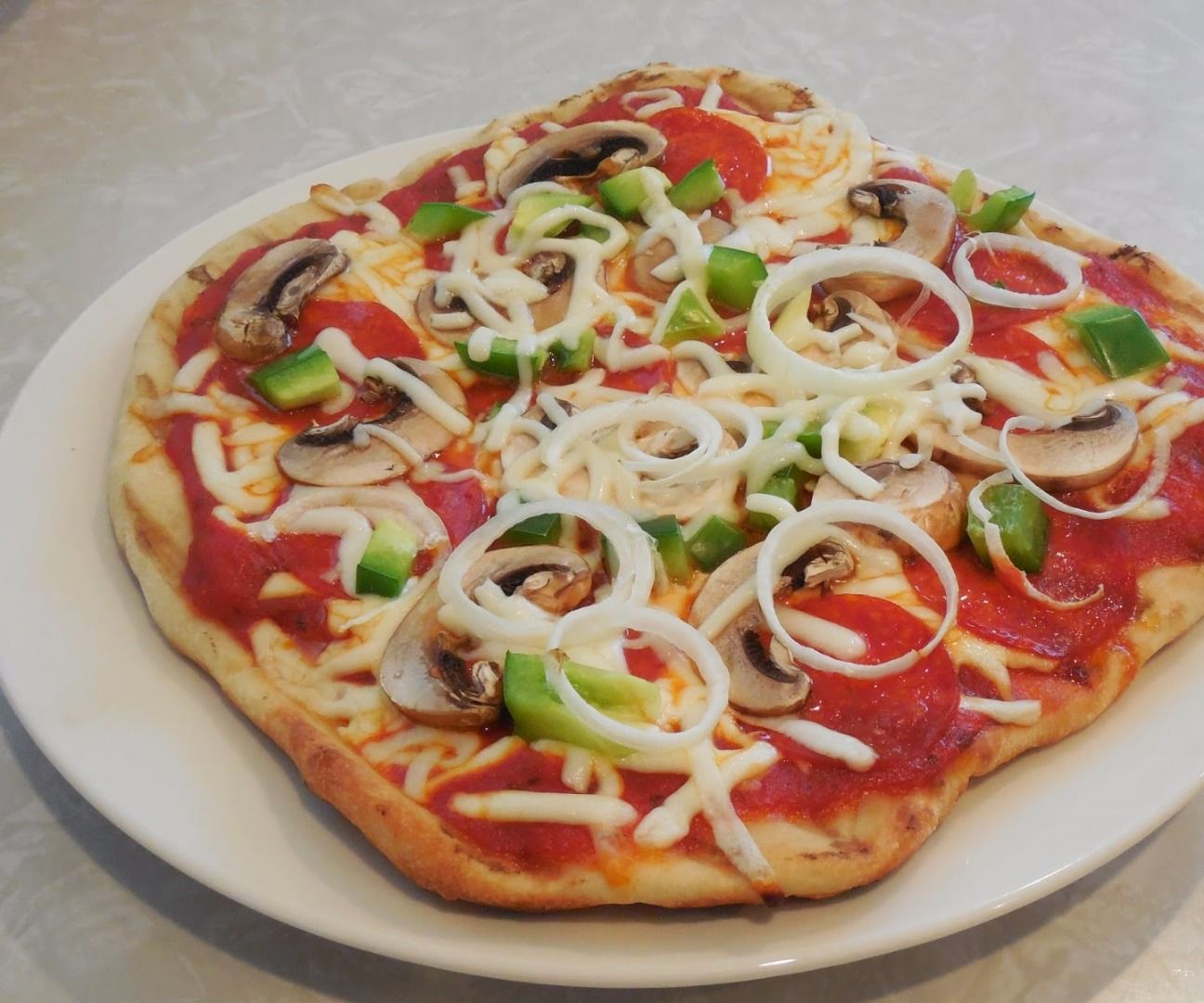 Grilled Pizza