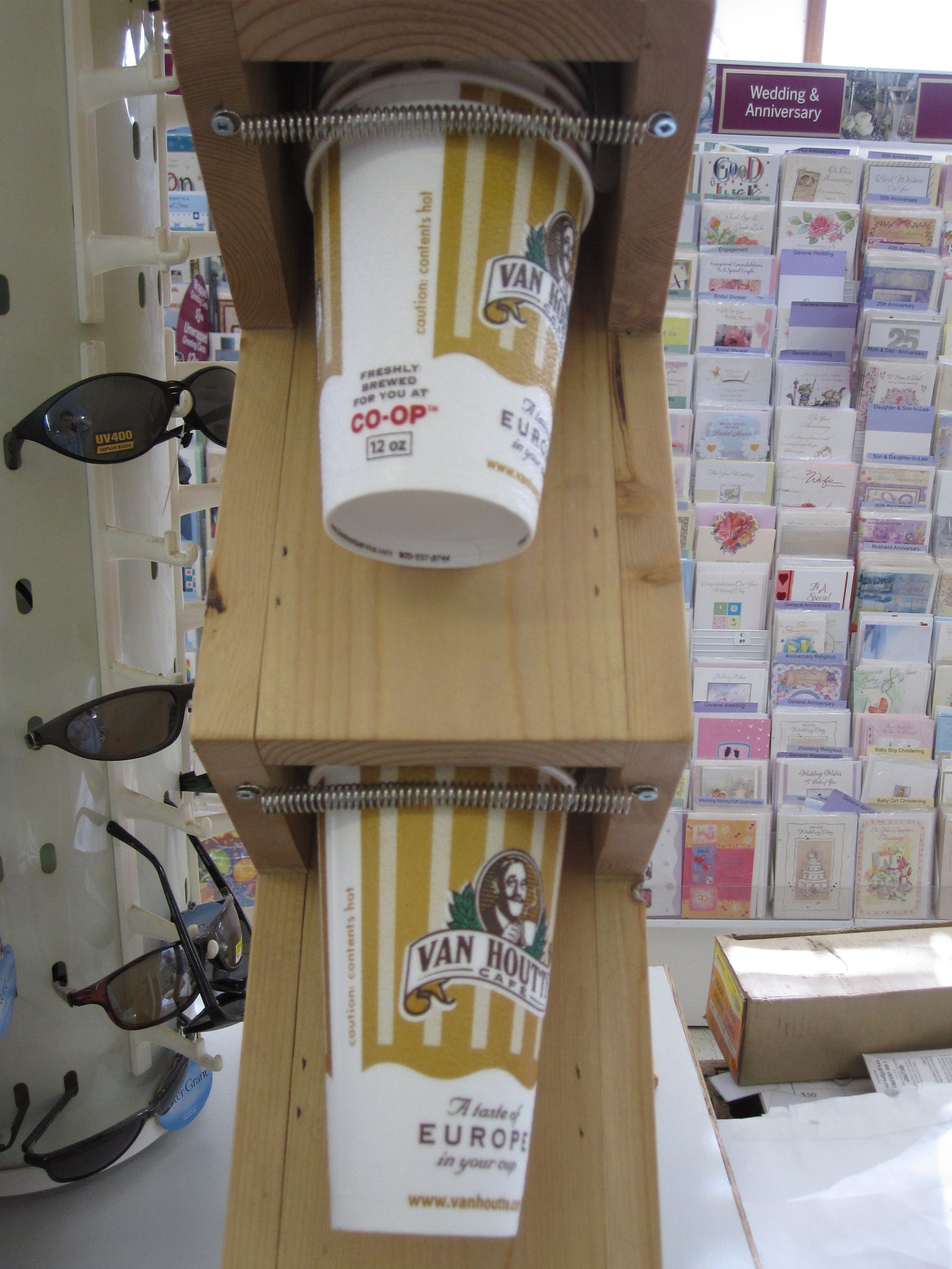 Coffee Cup Dispenser Instructables