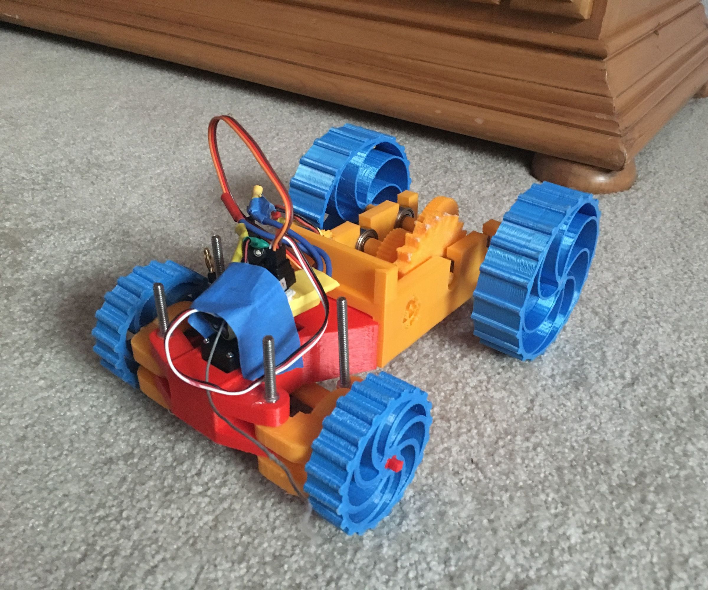 Modular 3D Printed  RC Car