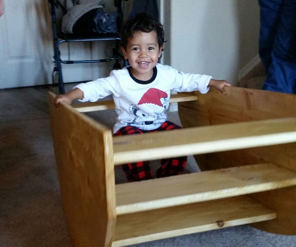 Child's Step/Rocker Boat