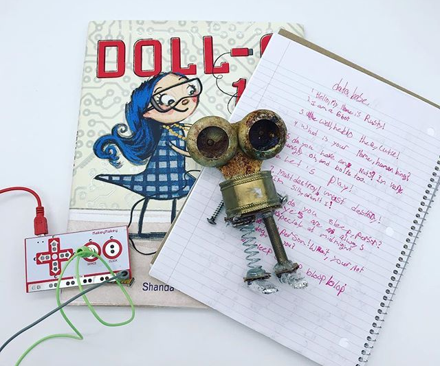 Making and Literacy With Makey Makey, Scratch, and Doll-E 1.0