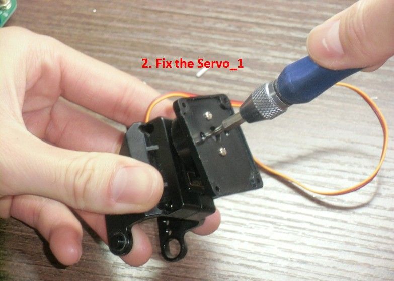 Build the Servo Rotating Platform