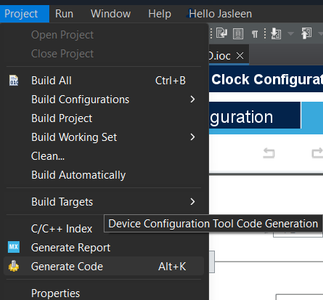 Generating the Code