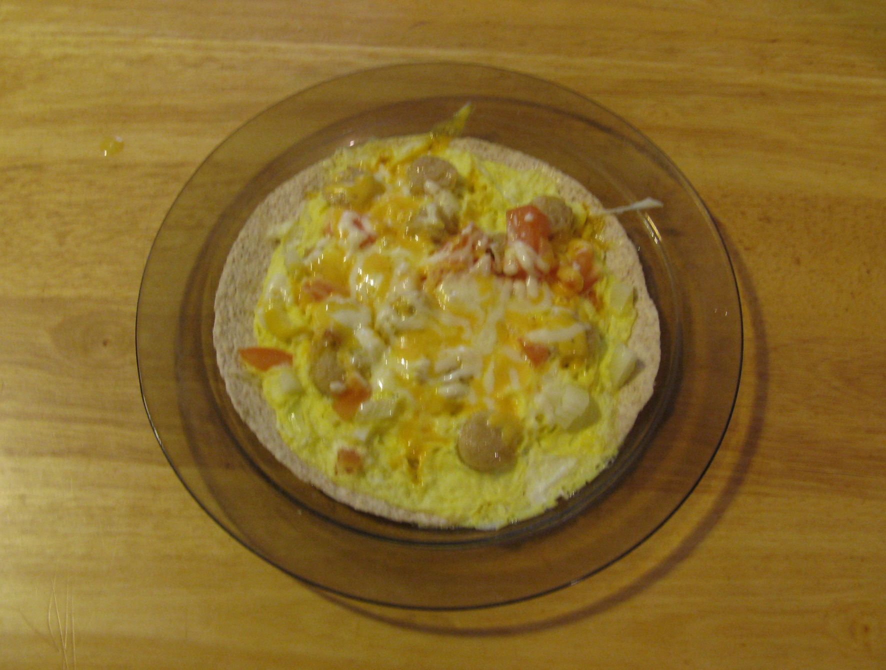 Pita Pizza Breakfast