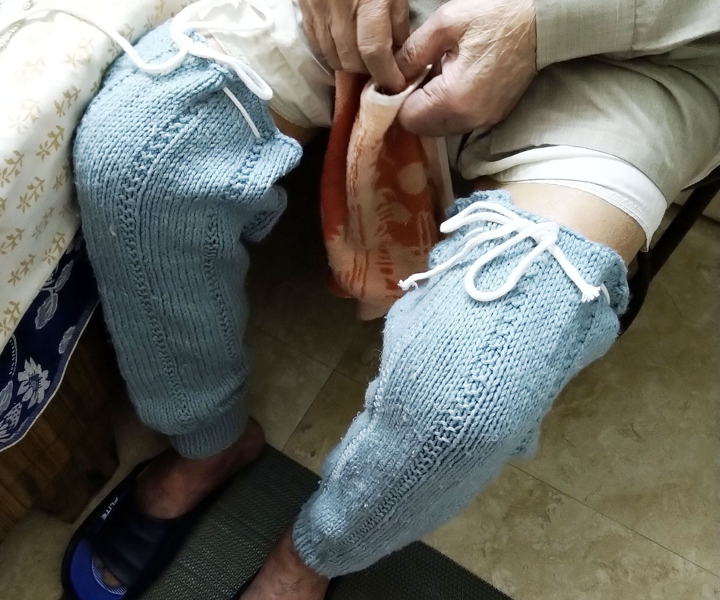 Leg Warmer From Old Sweater!