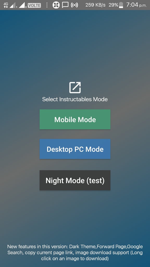 New Android App for Instructables