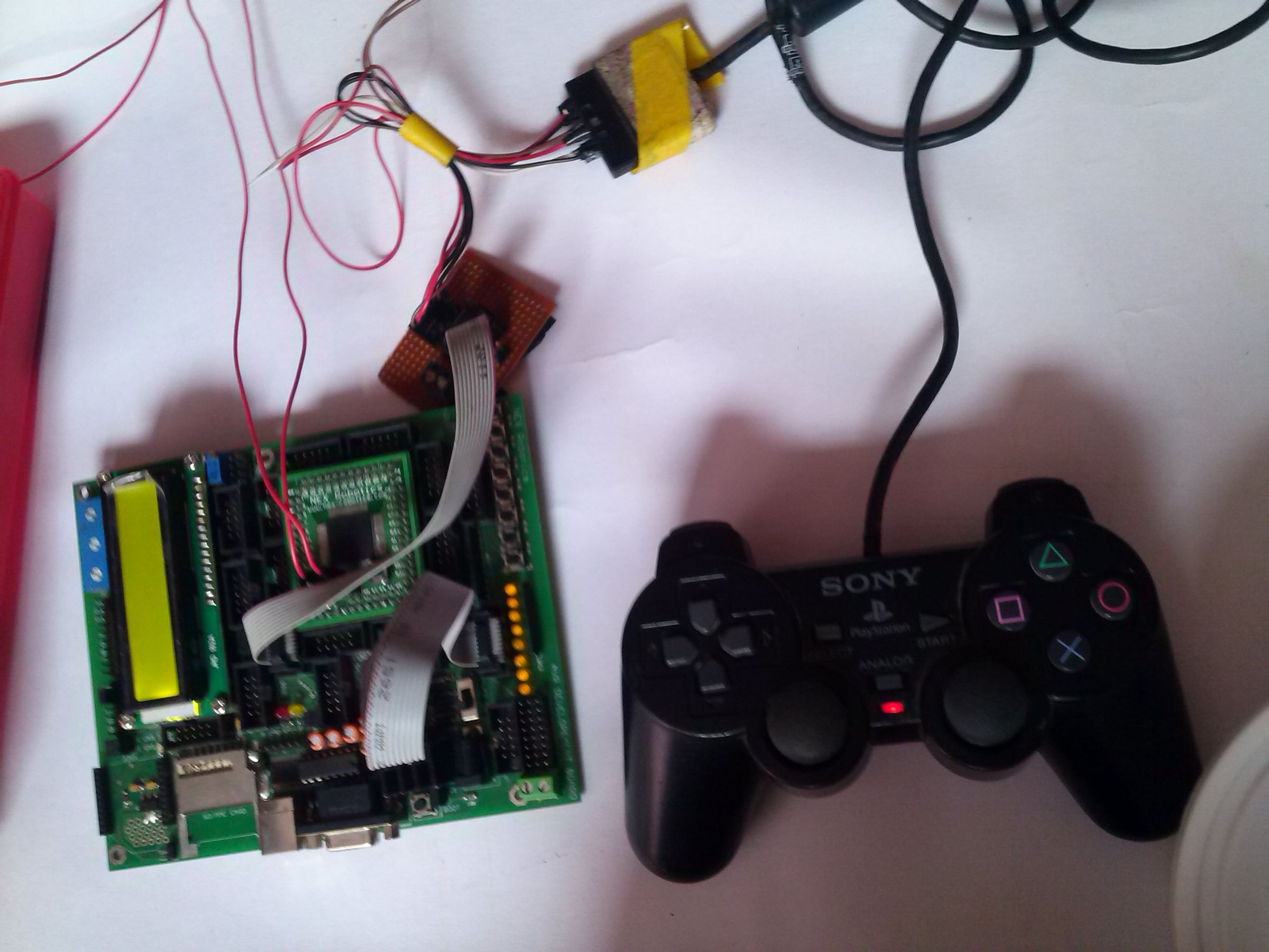 Interfacing  PS2 controller with AVR -Bit Bang