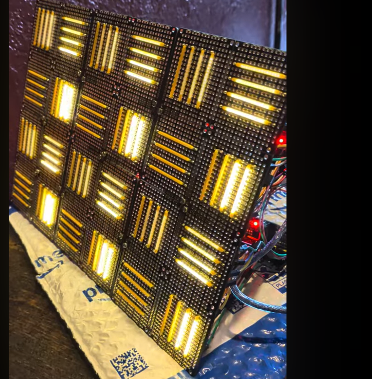 96 LED Filament Bulb Panel