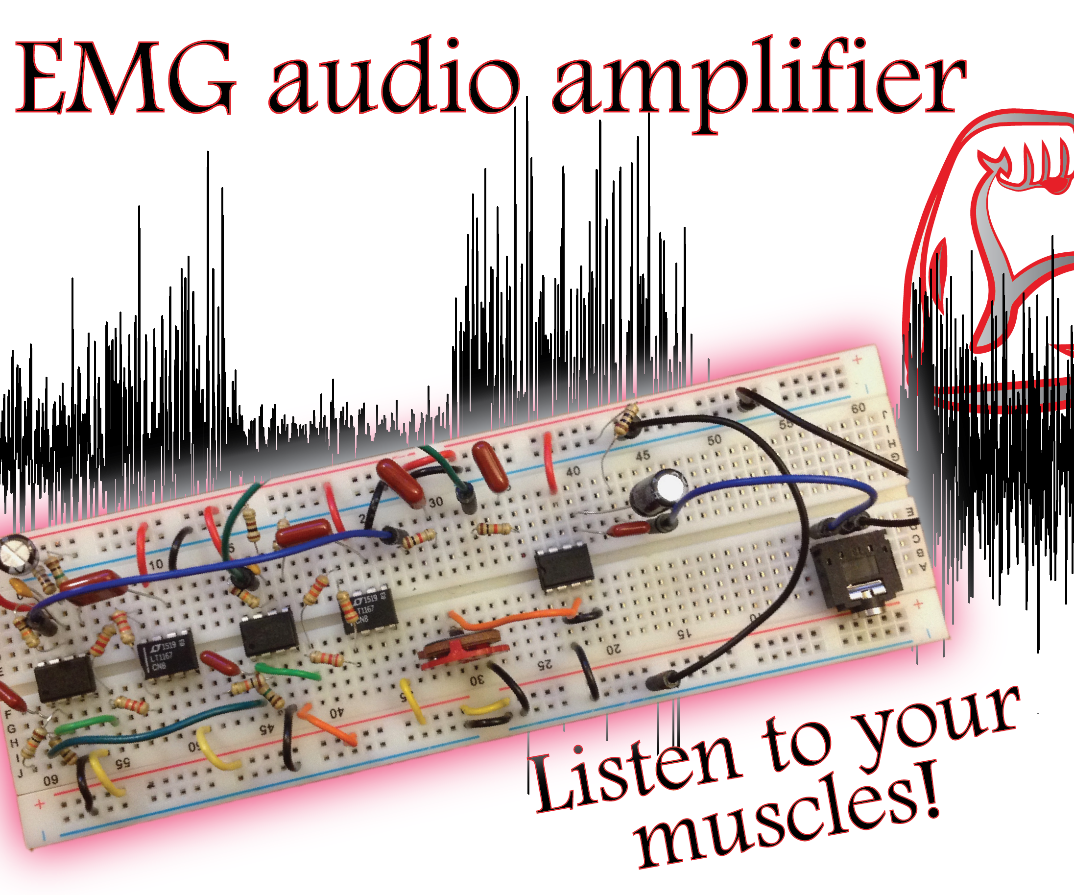 Build an EMG Audio Amplifier! (Electromyography)