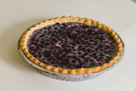 Blueberry Cream Pie
