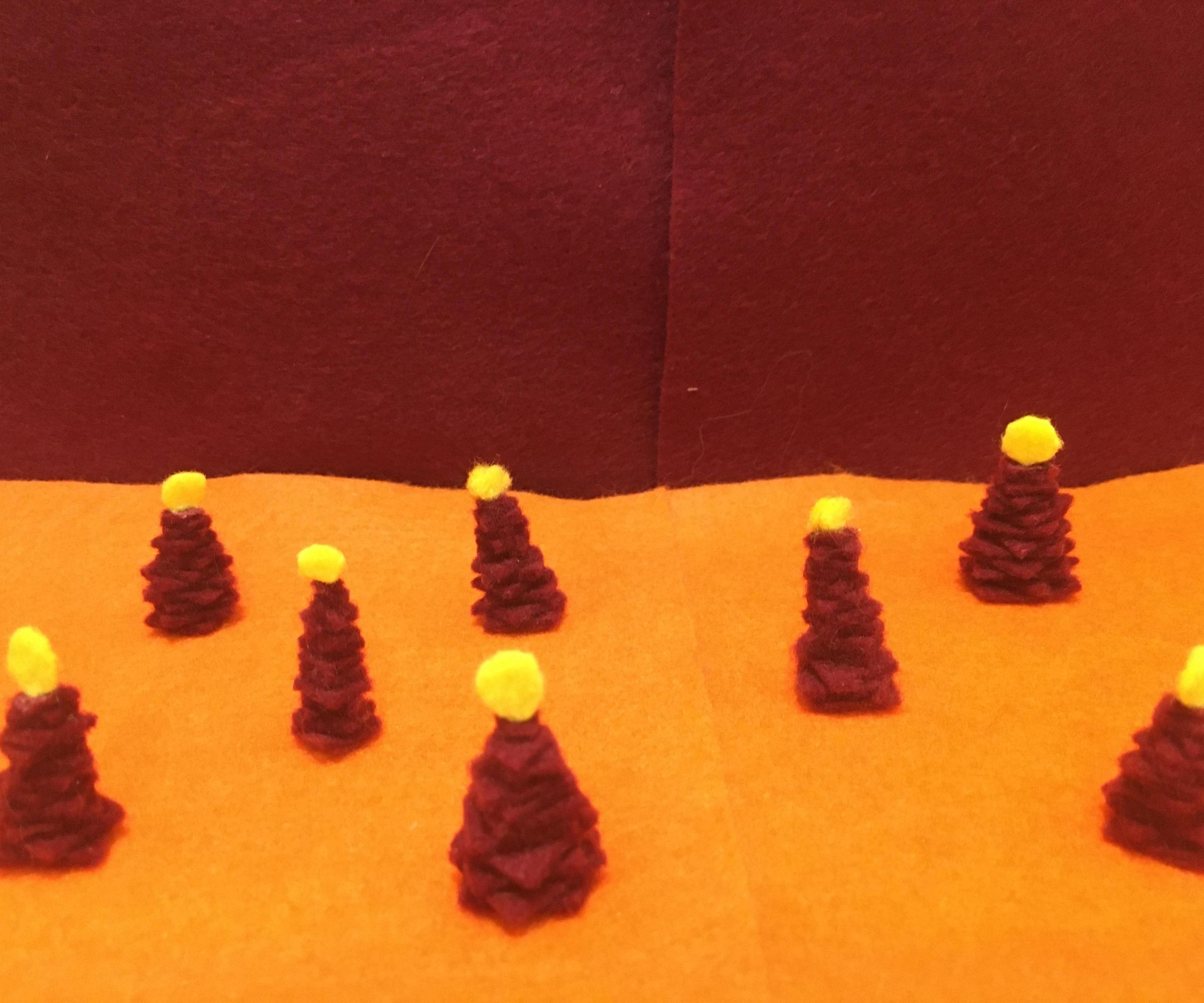 Mini Felt Christmas Tree