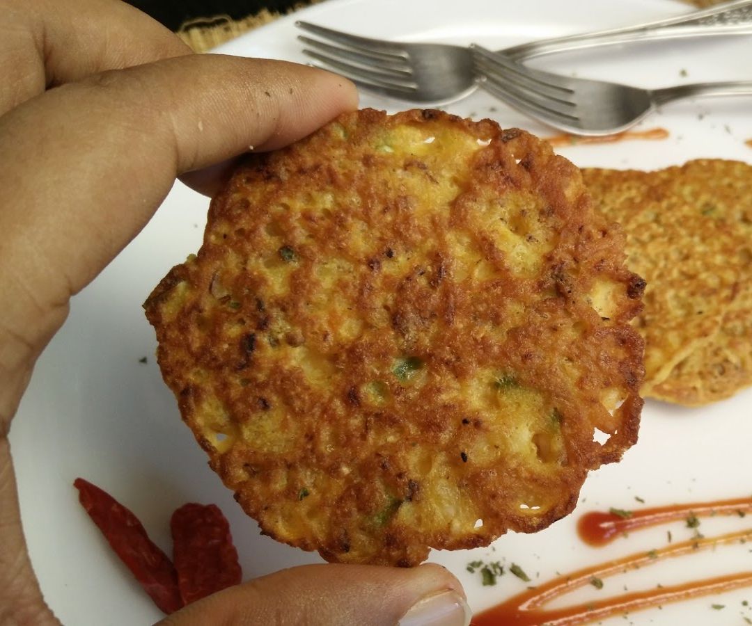 Vegetable Oats Pancake