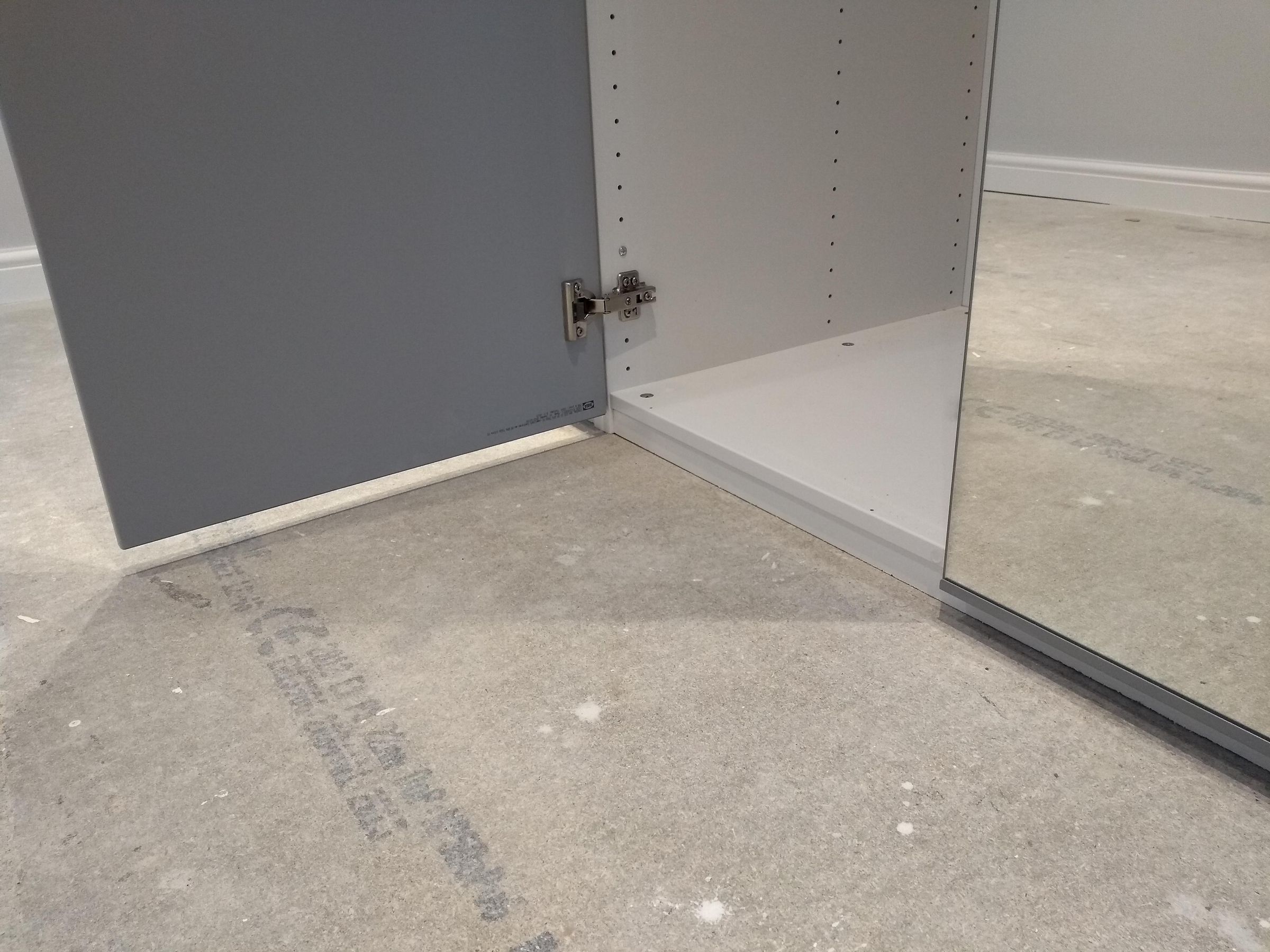 IKEA Pax Wardrobe Shortening, Reducing Height, Buildingin Floor to