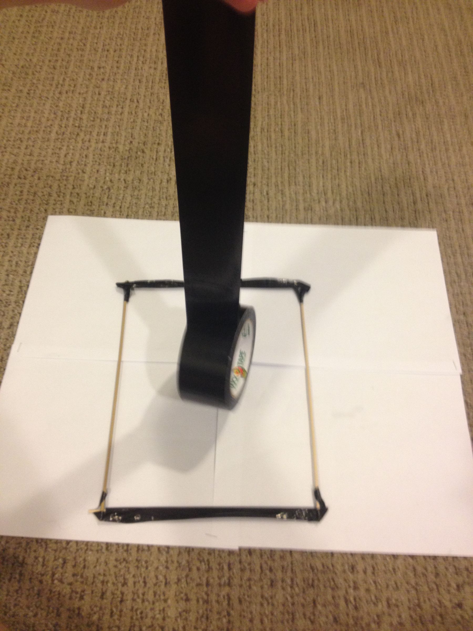 Duct Tape Picture Frame 10 Steps Instructables