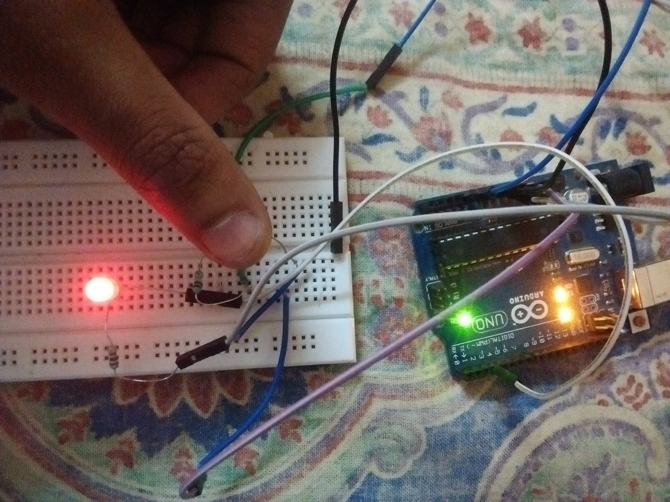LED Intensity Control Using LDR : 5 Steps Circuit Diagram