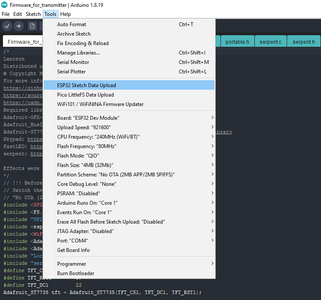 Format ESP32'S Built-In Flash Memory